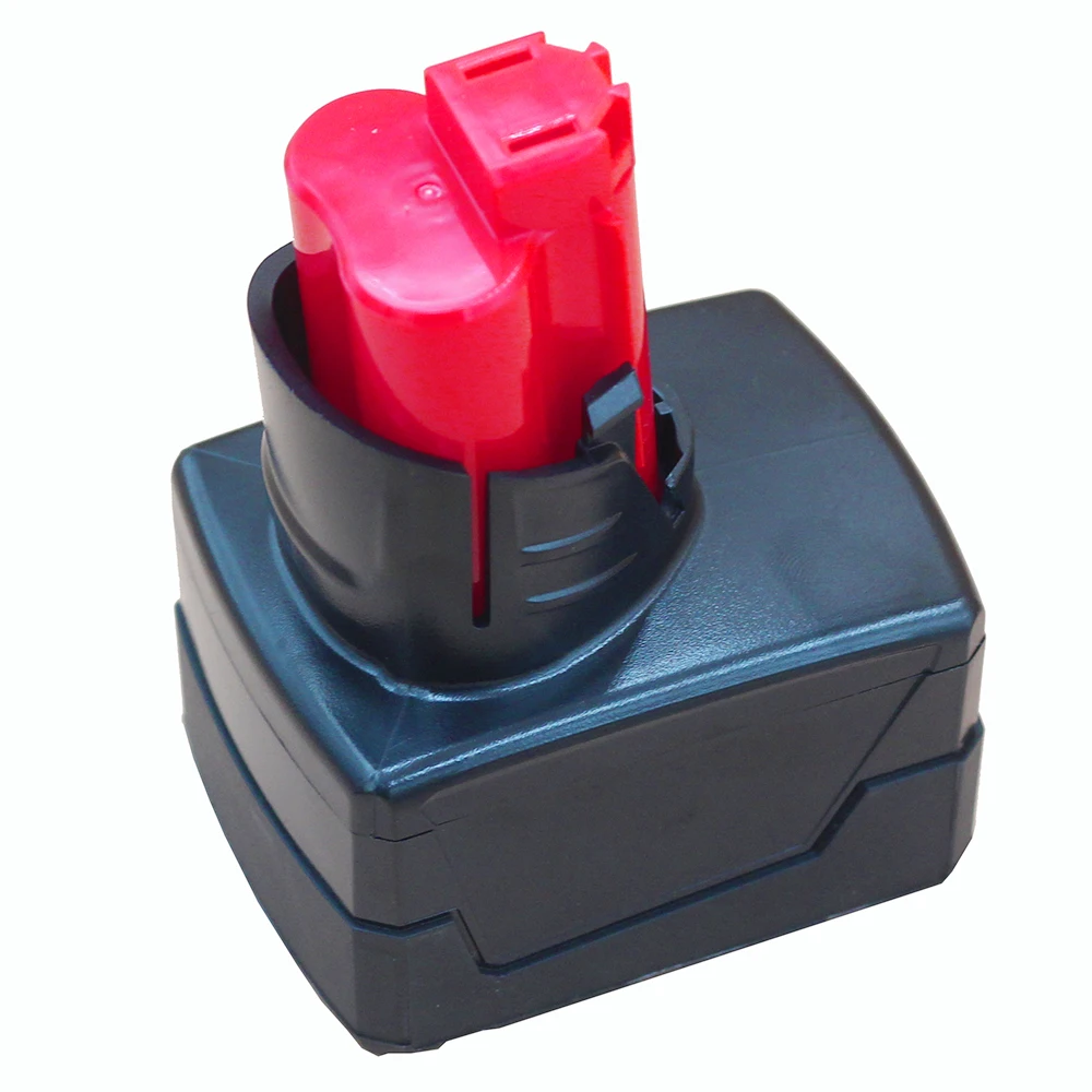 9*18650 para batería M12 caja de plástico placa de circuito PCB para Milwaukee 12V 10,8 V 48-11-2411 caja de batería carcasa capacidad DIY