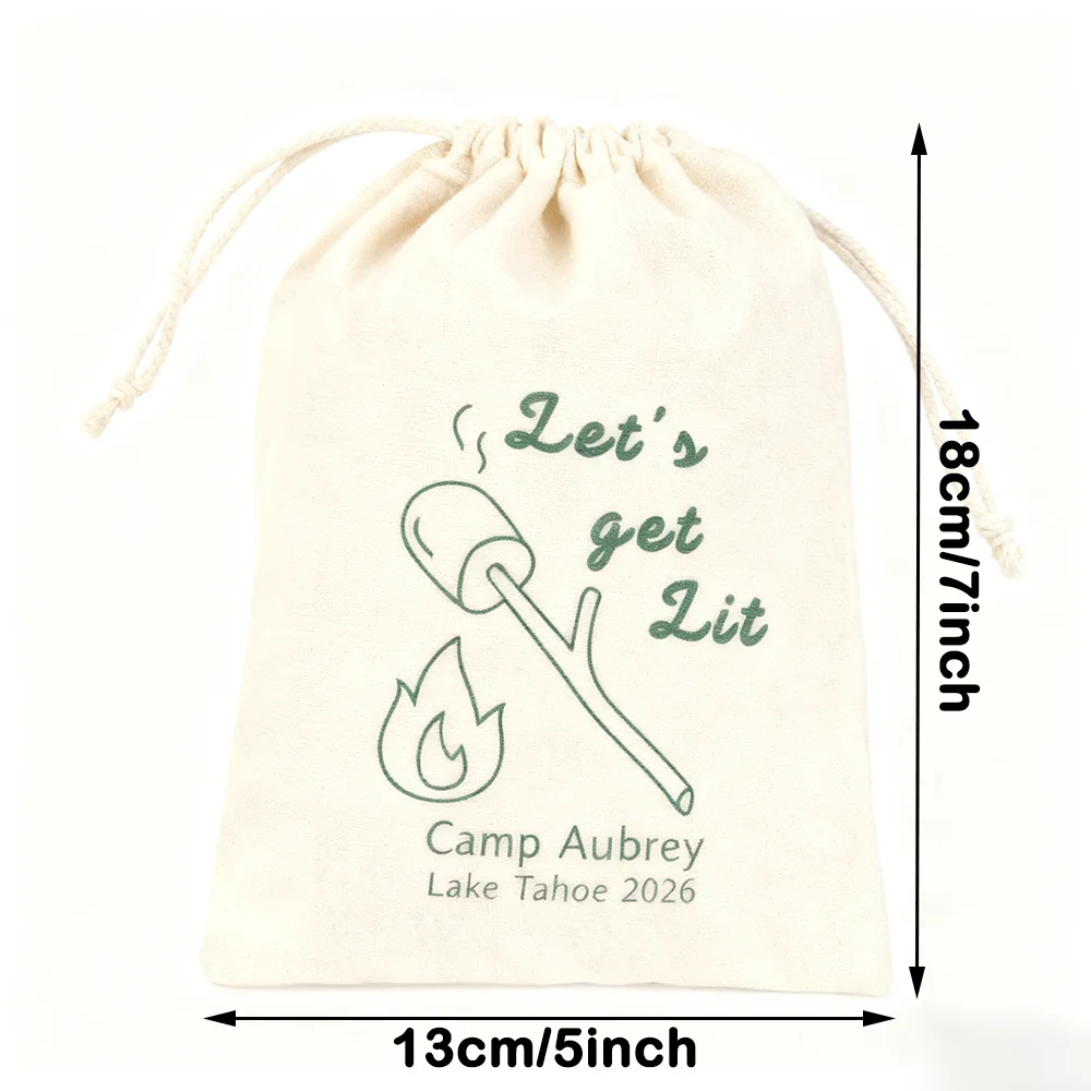 Personalized 4Pcs Let's Get Lit Bachelorette Party Hangover Recovery Kit Bags Wedding Preparations Camp Bach Bridesmaid Gift Bag