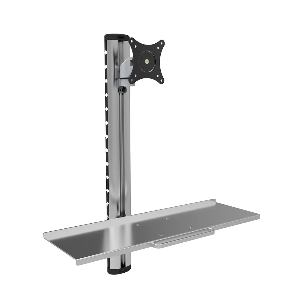 New Wall Medical Monitor And Keyboard Arm Stand