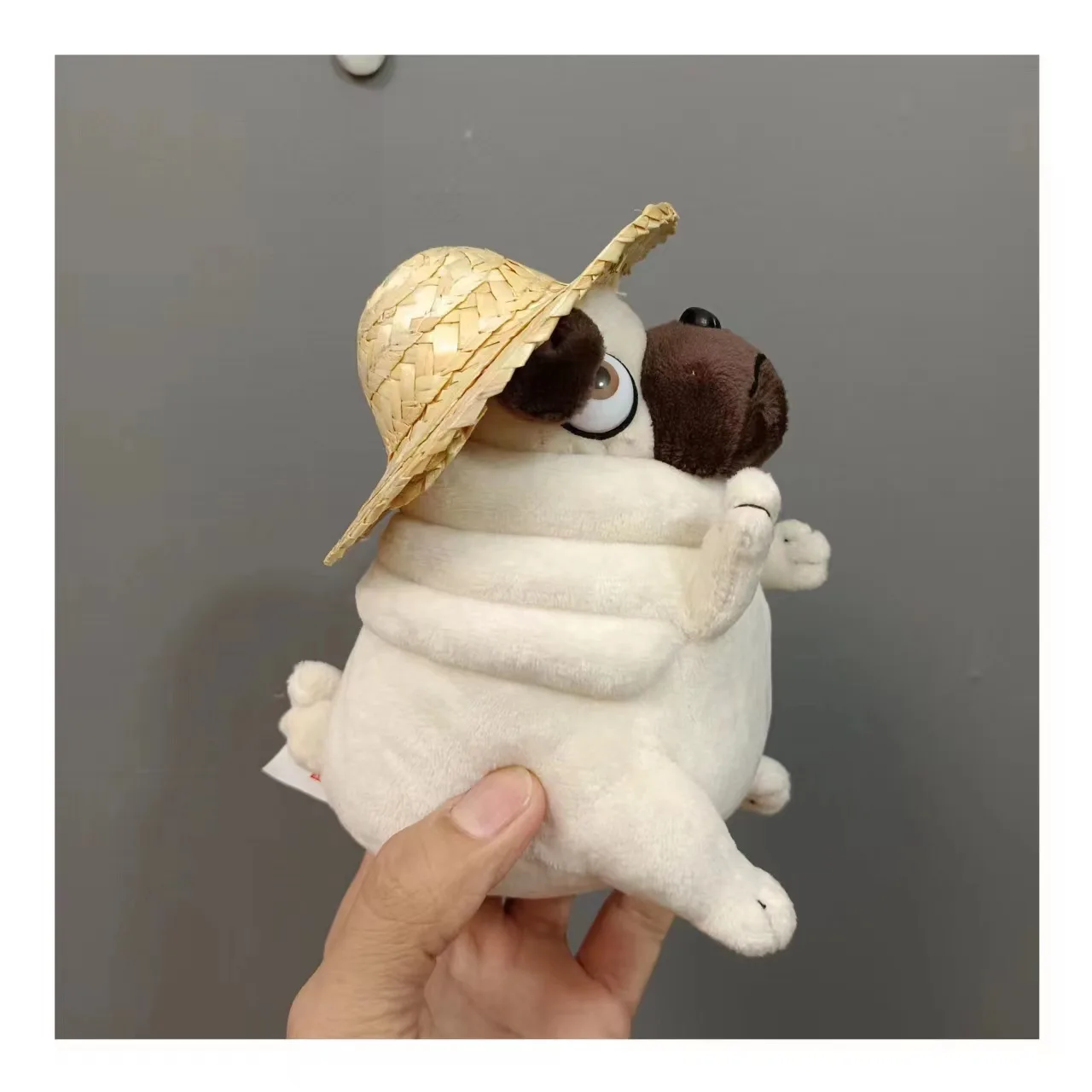 15cm Pig the Elf Pug peluche Kawaii seduto grasso Pug cani giocattolo bambole di pezza bambole regalo di compleanno per bambini