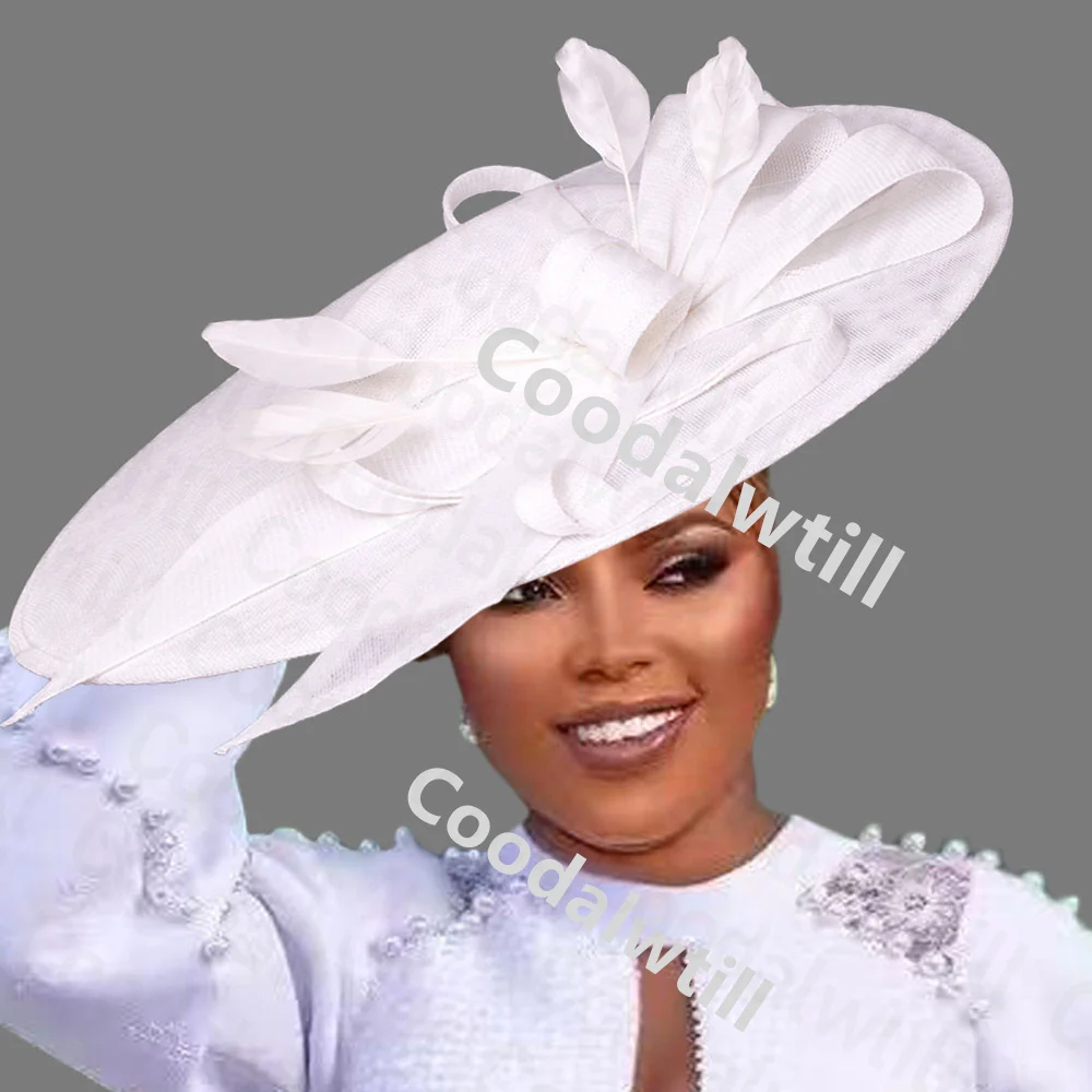 Kentucky Derby Big Fascinator Hat Women Wedding Party Tea Headpiece With Bow Women Royal Ascot Hair Fascinator Hair Clip