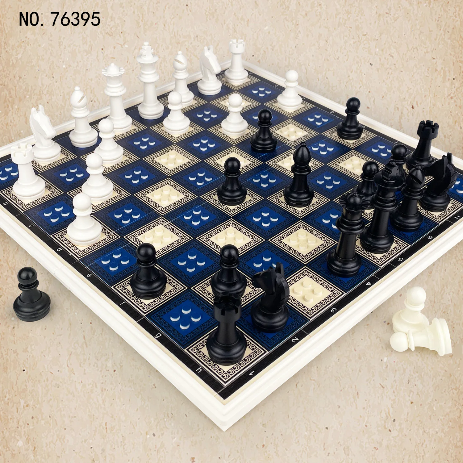 New MOC 76395 Film Wizard Chess Magic Final Challenge Interactive Game Building Blocks Knight Role Play Bricks Toys Kids Gifts