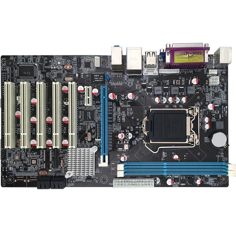 أجزاء مناسبة للوحة الرئيسية H61DVR 1155 دبابيس مراقبة أمنية 5 فتحات PCI منفذ طباعة ATX منفذ COM DDR3 لوحة رئيسية للكمبيوتر