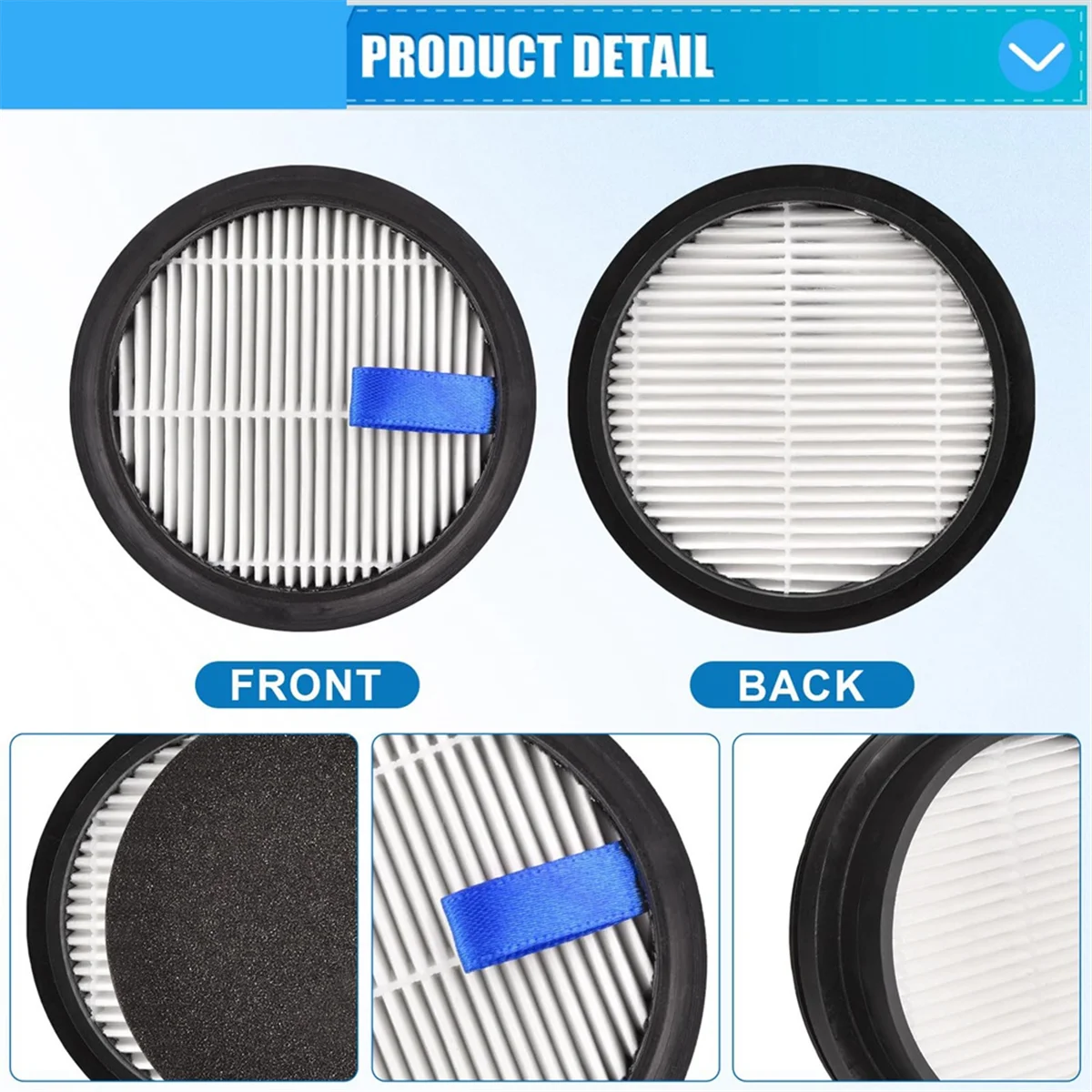 Reemplazo de filtro AD24 para aspiradora vertical Afoddon A200Pro A200, para accesorios de aspiradora inalámbrica serie Orfeld B08 /C10A/C10G