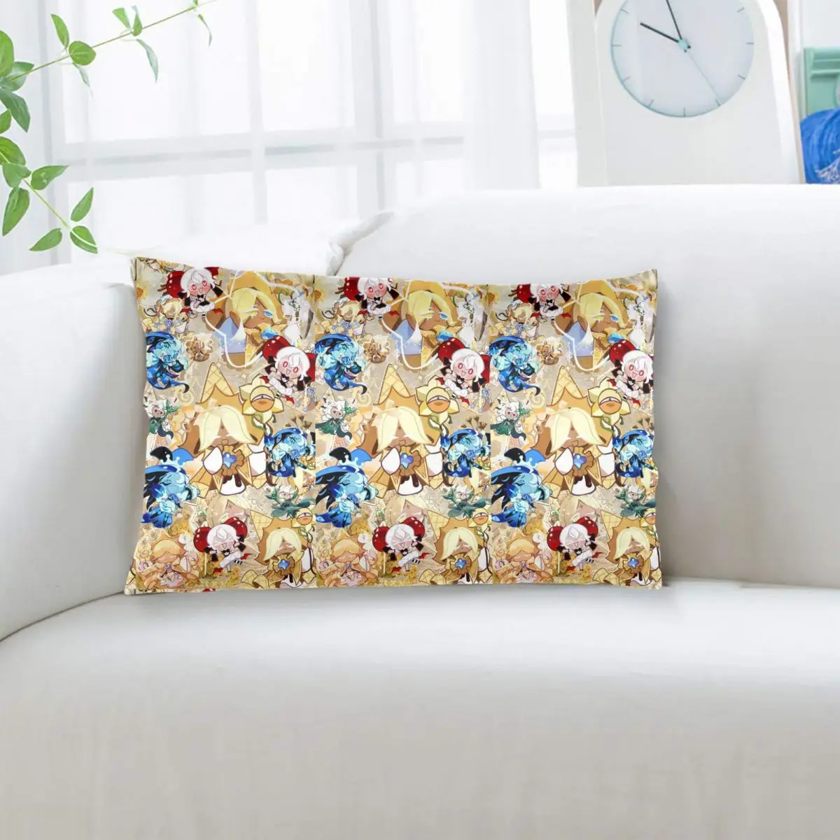 Cookie Run Kingdom Rectangle Pillowcase Cushion Cover Decor Bedroom Bed Home Comfort Throw Pillow