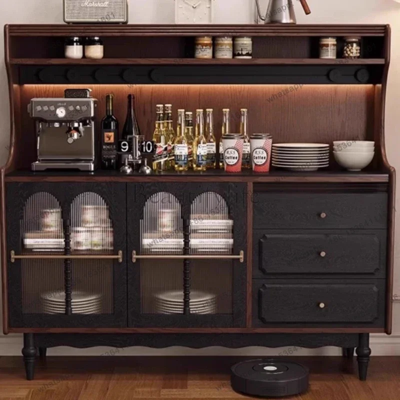 Best Sellers Best Sellers French Retro Dining Side Cabinet Light Luxury Storage Integrated Living Room Cabinet Saving Space Home