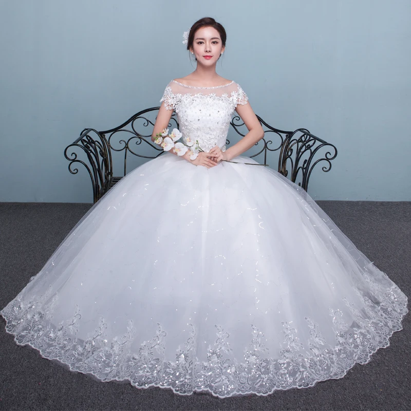 Customized Wedding Dress Ball Gowns Bride Plus Size Wedding Dresses for Women Embroidery Dresses Vestidos De Novia