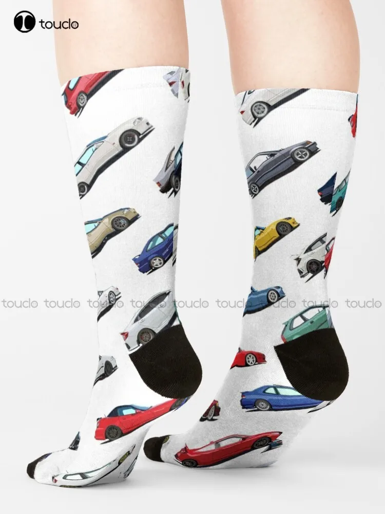 

Hon Civic, Accord, Integra All Over Socks He Office Socks Unisex Adult Teen Youth Socks 360° Digital Print Harajuku Streetwear