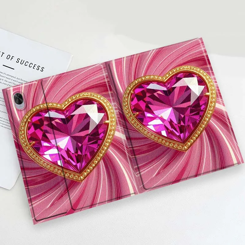 Heart Diamond Soft For Huawei MediaPad 11 M5 M6 ES Pro M5Lite Honor Pad V7 V8 X7 X8 X9 GT Pro Tab Tablet Case