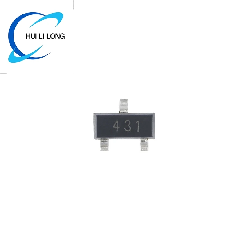 10pcs TL431G SOT-23 TL431 SOT23 Adjustable Precision Parallel Regulator Reference Voltage IC Chip