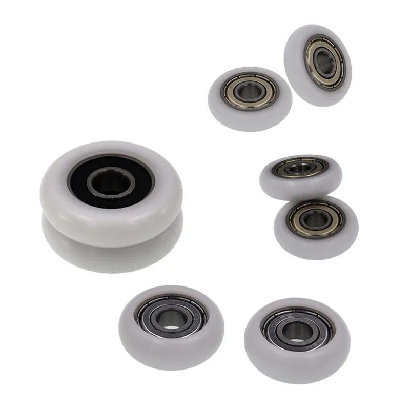 【SHABER】Factory supply Spherical Radius POM plastic coated bearing High wear resistance High quality nylon pulley