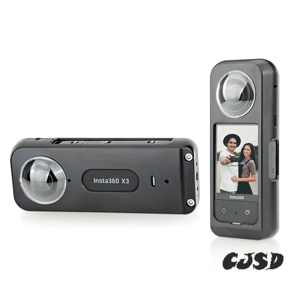 

CJSD-1Set Cage Shockproof Protective Expansion Frame Interface Aluminum Alloy Case Metal For Insta 360 One X3