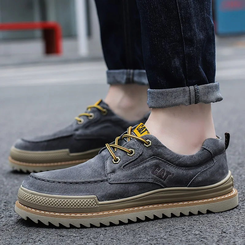 Sapatos de couro masculino, tênis de negócios ao ar livre, sapatos casuais, marcas de luxo, sapatos de skate, tamanhos 38-45