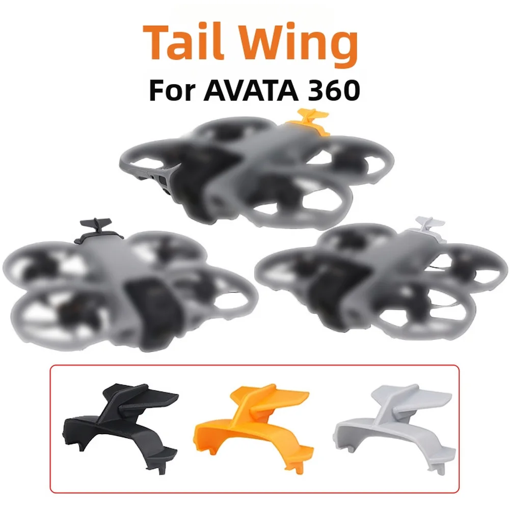 For DJI AVATA 360 Tail Fin Mounting Support - PC Bracket 6.7 *4.2 *3 CM Aerodynamic Design For Consistent Flight Behavior