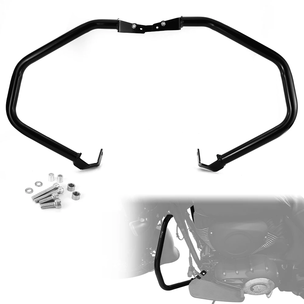 

Motorcycle Highway Crash Bars For Indian Roadmaster Chieftain Springfield Chief Vintage Chief Classic Crash Cages Engine Guards