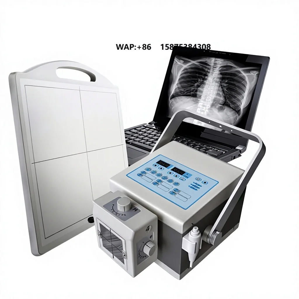 Portable 4kw LCD screen mobile X-ray machine High frequency portable X-ray machine Price