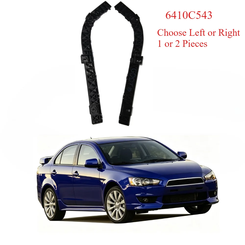 6410C543 for Lancer CY 2007-2019 Support Bumper Face Bracket for Fortis Choose Left or Right OEM Replacement 1 or 2 Pieces