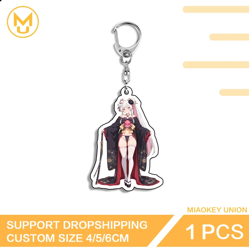 Ayana Sajiro Yachiyo Tsukimi Key Chains NSFW Big Breasts Standing Posture Y2K Double Sided Seductive Portrait Accessories