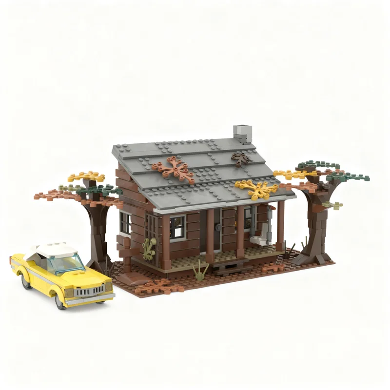

598PCS MOC Creative Evil Dead Knowby Cabin Model DIY Ideas Child Toy Assembly Puzzle Birthday Gift Custom Kids Building Blocks