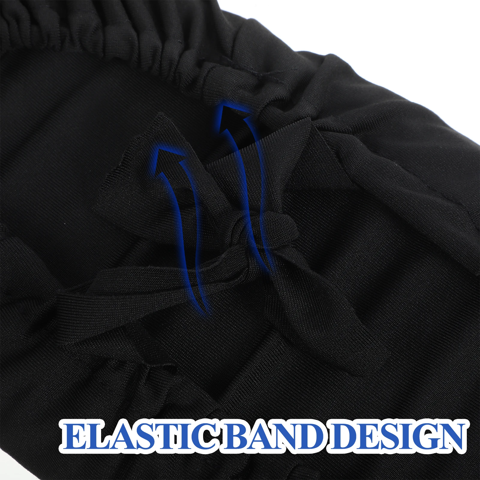 

2Pcs Office Chair Armrest Sleeve Simple Elegant Design Stain Scratch Protection Easy Install Remove Sponge Material Comfortable