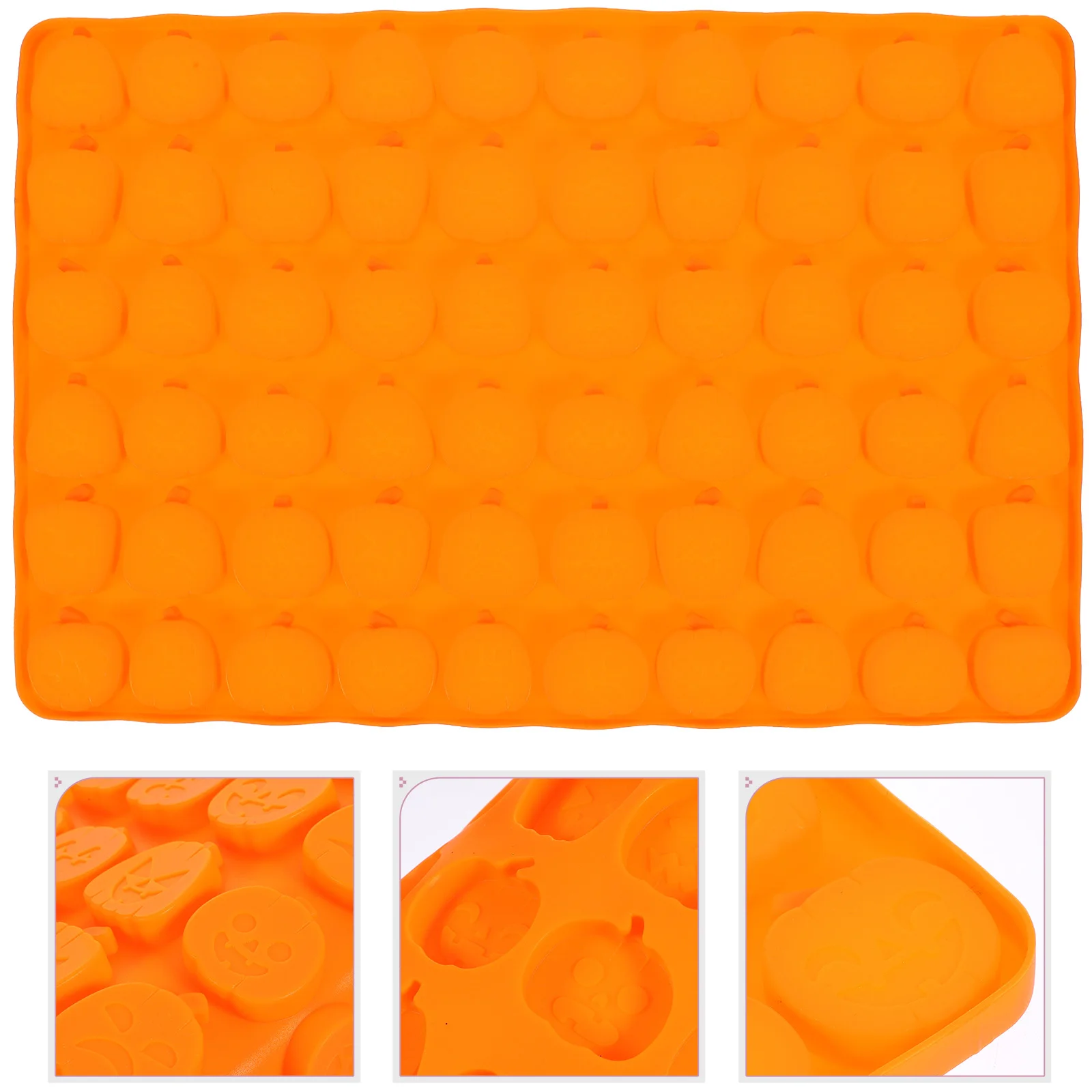 

Pumpkin Silicone Mold Halloween Candy Fondant Baking Mold Creative Pumpkin Shape Chocolate DIY Baking Tools Chocolate DIY Molds