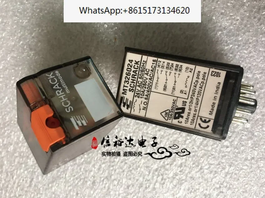 

MT326024 SCHRACK Universal Relay 3FormC 3PDT 3C/O 24VAC 10A