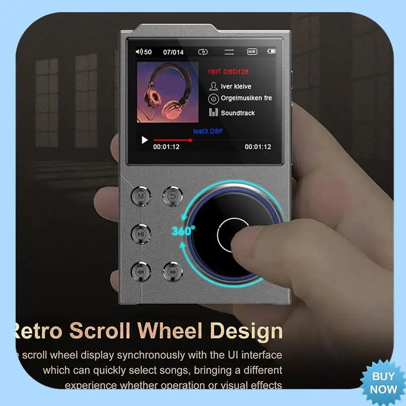 

A47Z Bluetooth MP3 Player 16GB+8GB Hifi Portable Music Player Built-In Memory, Ideal For Walkman Enthusiasts