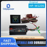 Original HUAPU HP-W123BSD parachoques de entretenimiento cuadrado para coche con controlador sin escobillas caja de música accesorios de visualización de sincronización