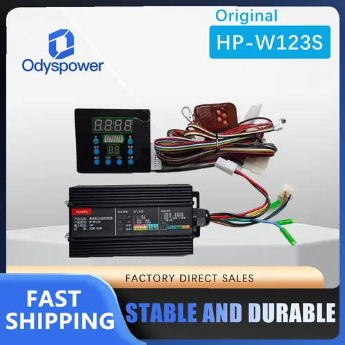 Original HUAPU HP-W123BSD parachoques de entretenimiento cuadrado para coche con controlador sin escobillas caja de música accesorios de visualización de sincronización