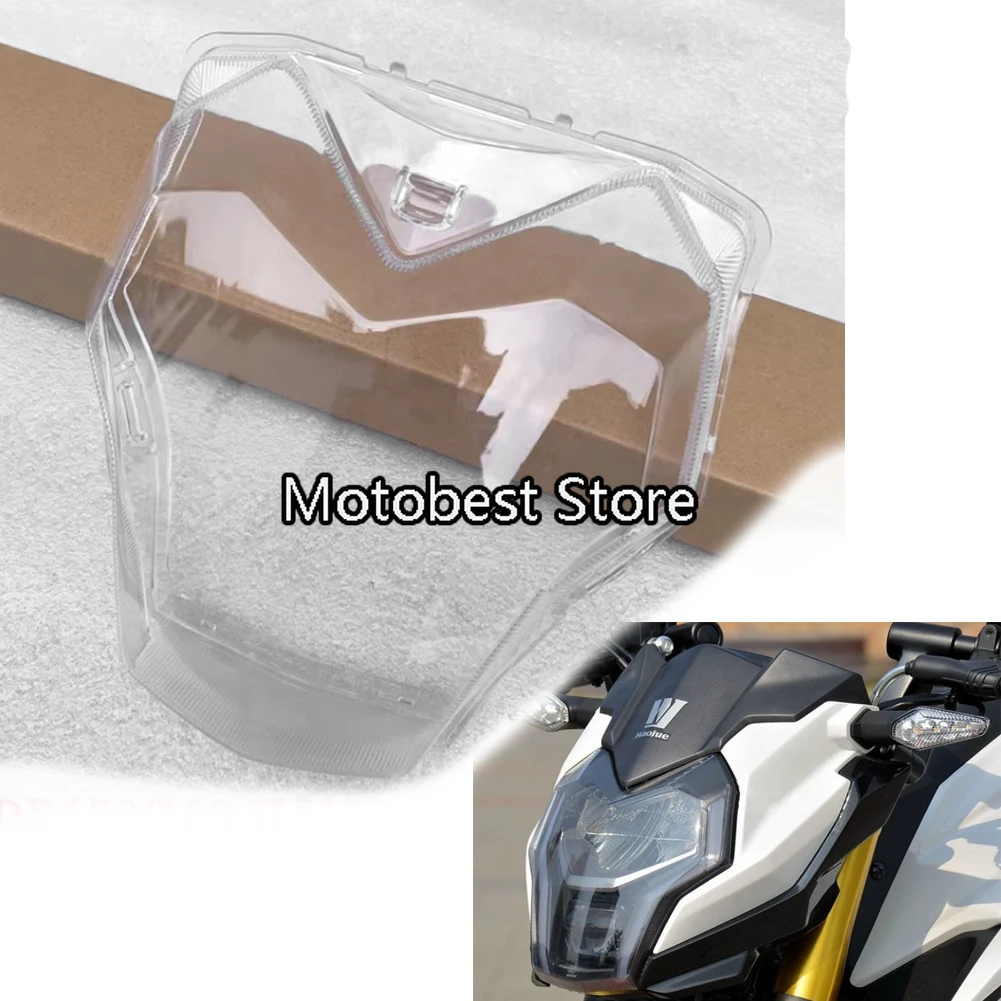 Motorcycle Headlight Glass Transparent Glass Cover Lamp Housing For Suzuki Haojue DR160 160S DR150 HJ150-10/10A