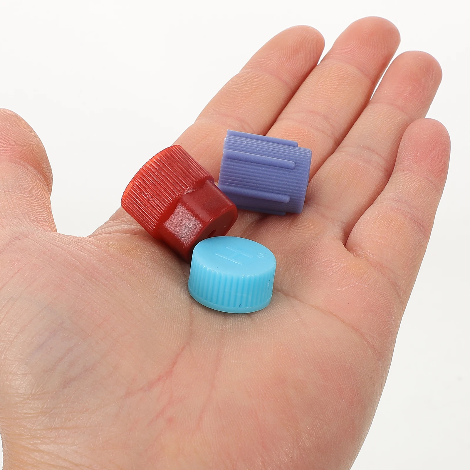 

77pcs Valve Nozzle Box Combination Car Air Conditioner Durable Protective Caps Easy Installation ac valve core caps kit