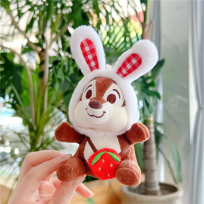 디즈니 칩 앤 데일 봉제 인형 열쇠고리, 가방 및 열쇠 장식품, 파티 선물, 생일/크리스마스 선물, 발렌타인 데이 선물