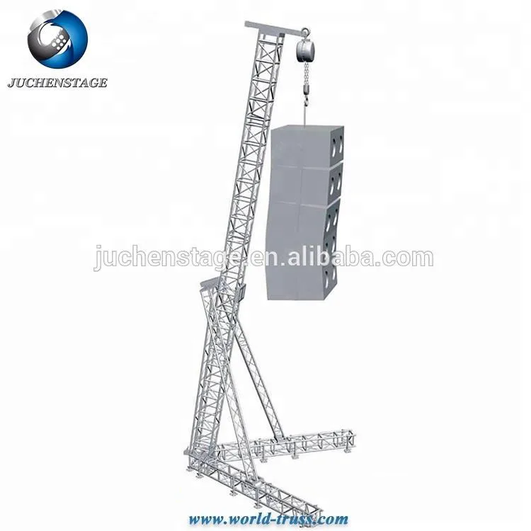 speaker truss 6.5m Telescopic Lifting Tower Sound Line Array Truss Stand