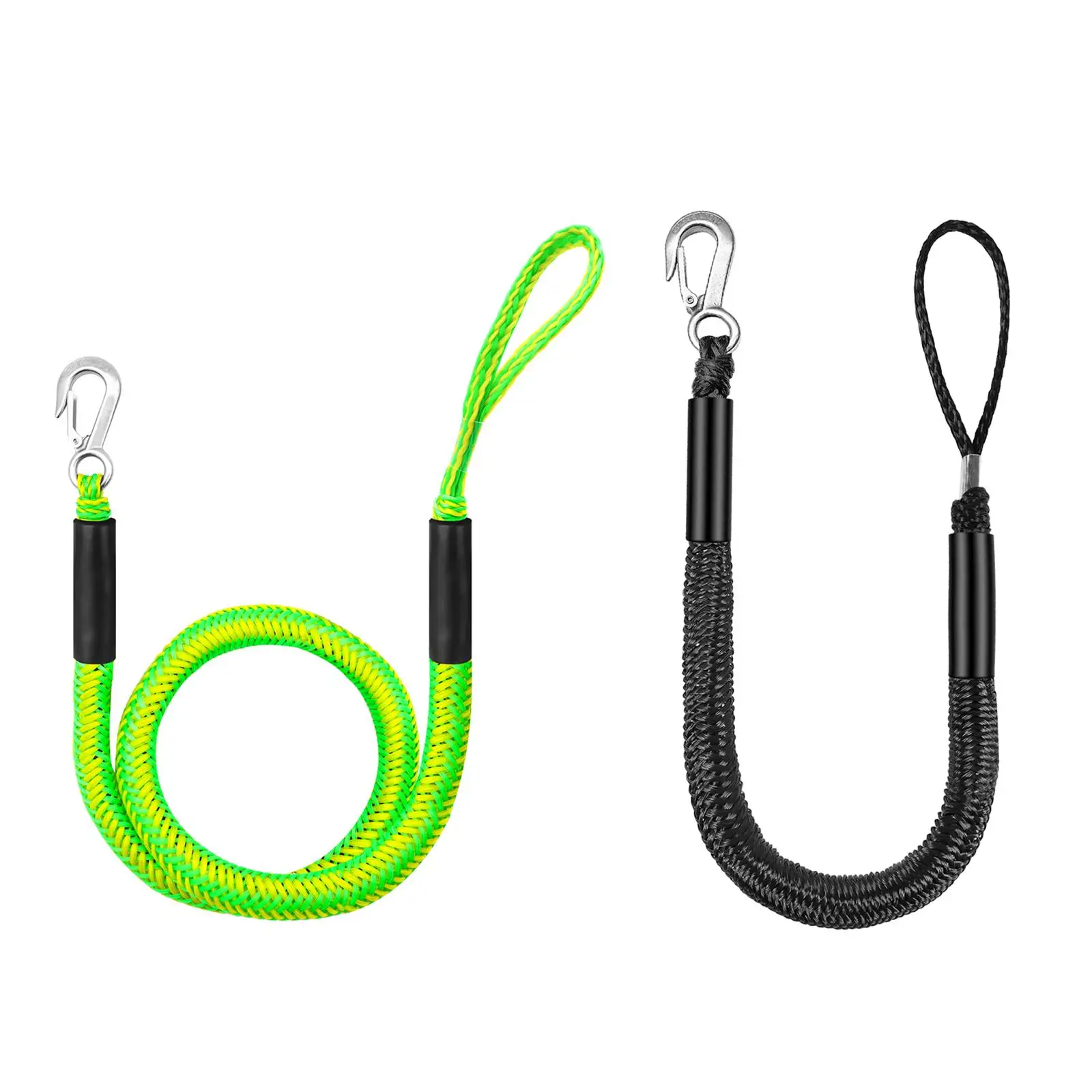 2x Bungee Dock Line Anchor Line Accessories Shock Absorption Bungee Cord For