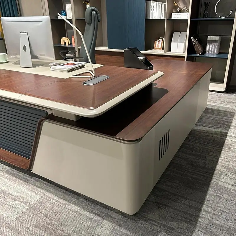Новый китайский деревянный офисный стол, художественный дизайн, место для хранения секрета, офисный стол для конференций, высокое качество, настольная мебель Mesa Escritorio