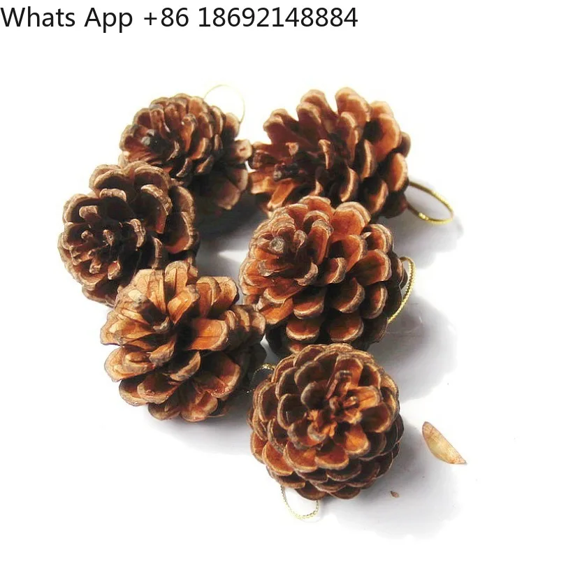 Simulation pine cone Christmas ornament pendant, 30 scene arrangement shooting props