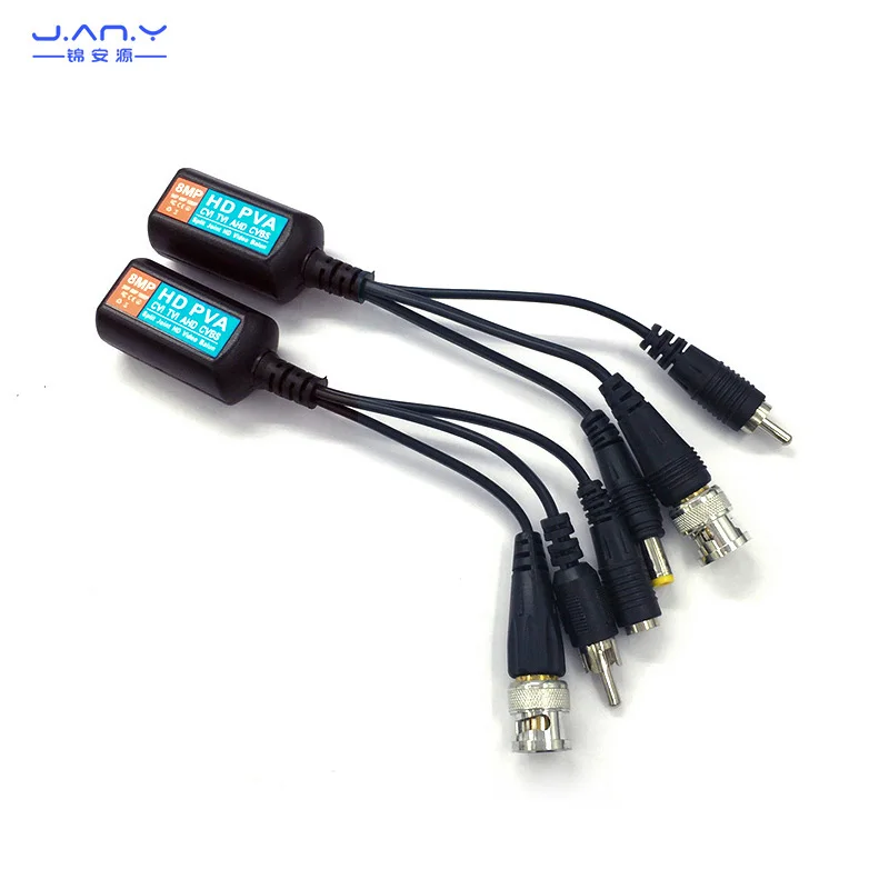 8mp video power supply audio 3-in-1 multifunctional monitoring twisted pair transmitter coaxial BNC to RJ45 network port