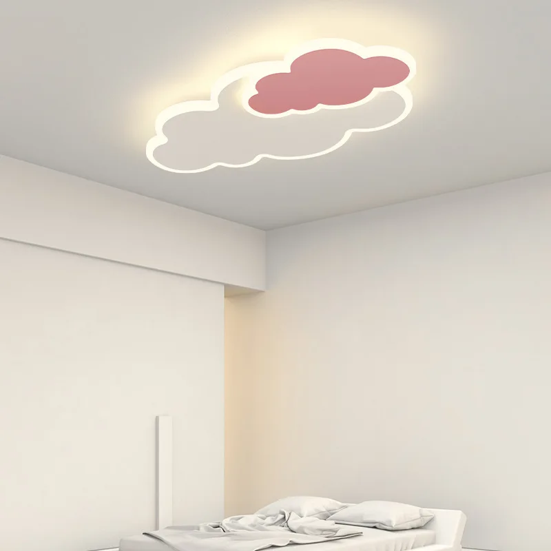 Creative White Cloud LED Ceiling Light Modern Children's Room Bedroom Study Lamp Home Interior Decor Kitchen Guest Room Lighting