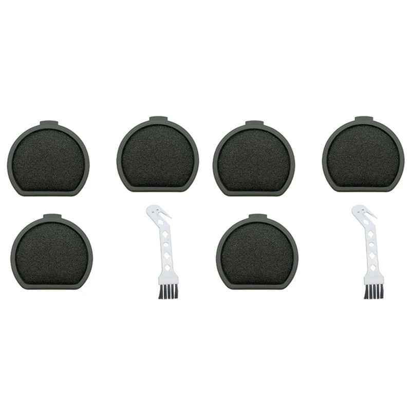 ¡Promoción! Paquete de 8 cepillos y filtro premotor lavable para AEG Electrolux QX9-1-50IB ASKQX9 filtro piezas de limpiador al vacío Accesorios