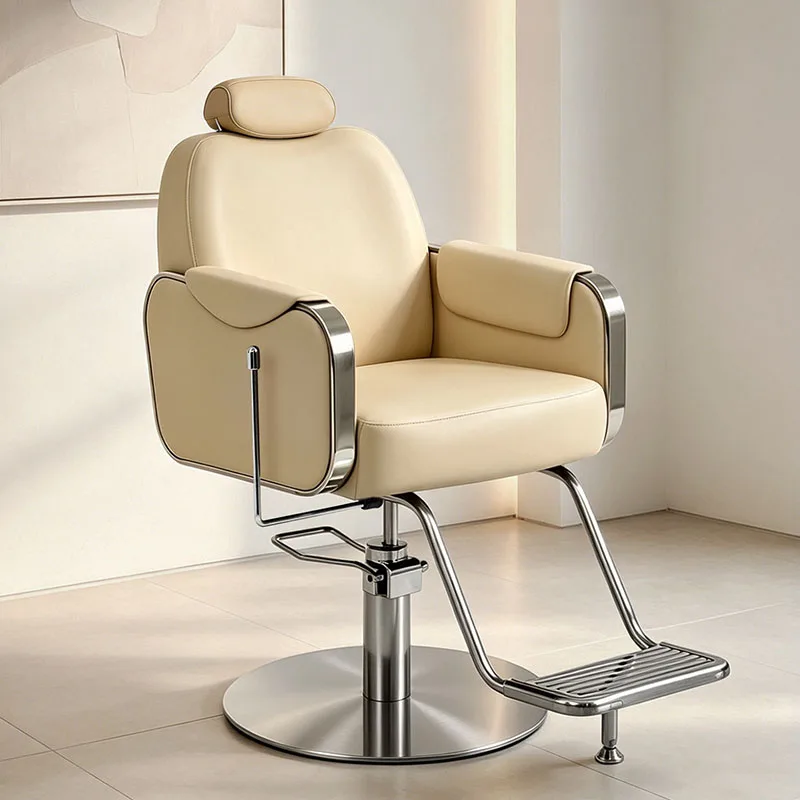 

#Beauty Luxury Barber Chair Simple Design Classic Versatile Barber Chair Premium Modern Sgabello Estetista Salon Furniture