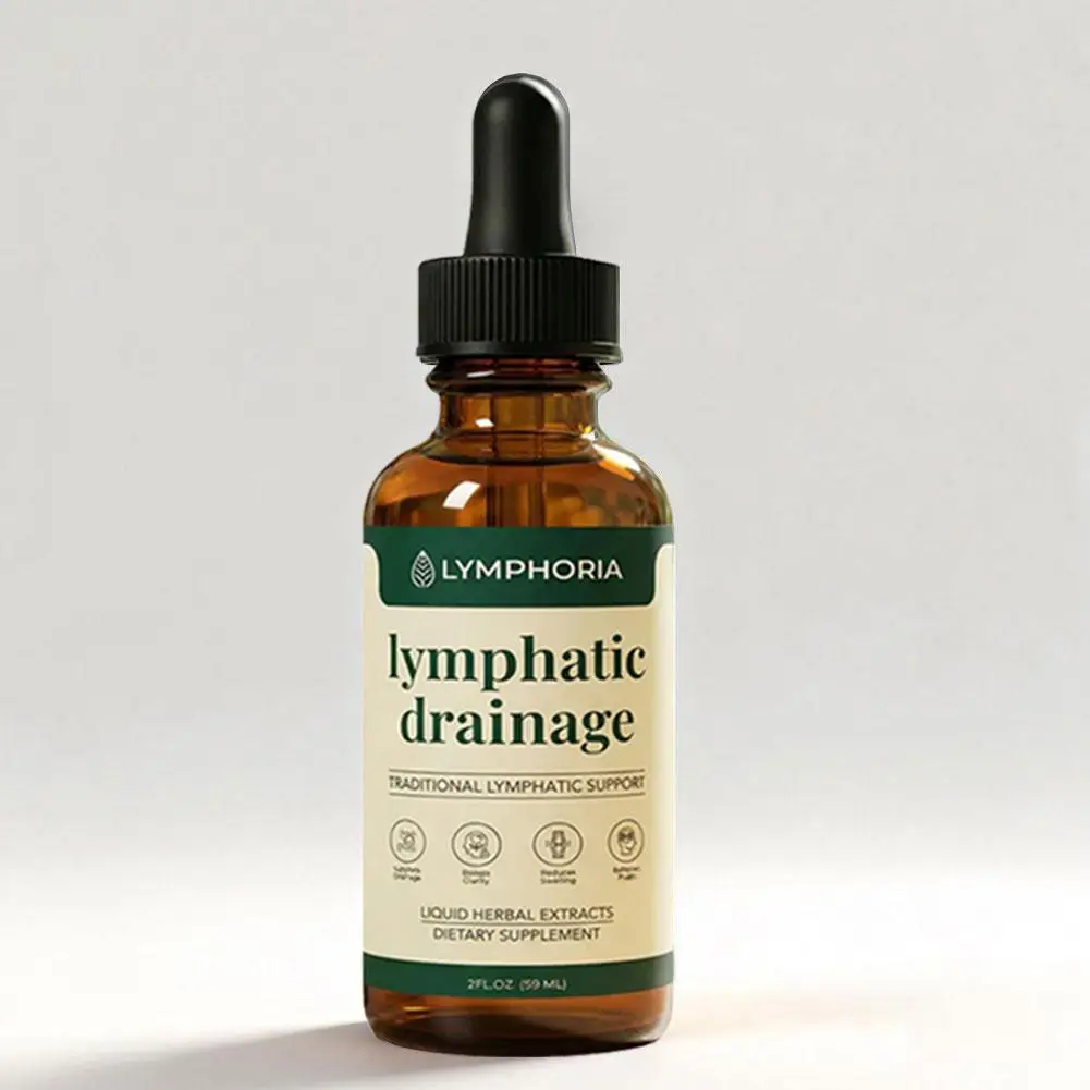 59ml Natural Herbal Body Care Premium Ampoule Drops Serum For Lymphatic Drainage,Toxin Reduce,Improve Swelling Beauty&Health