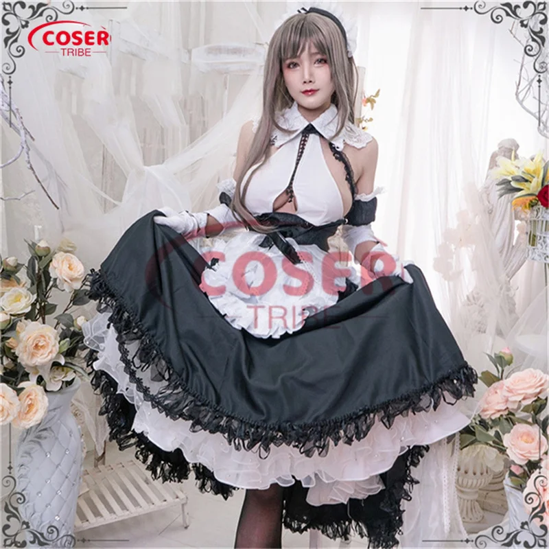 COSER TRIBE A Anime Game Azur Lane  Charybdis Imperial Sister Carnival Role CosPlay Costume Complete Set