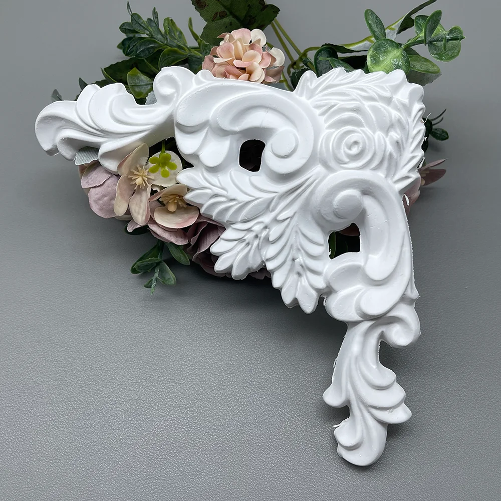 Pu Line French Corner Flower Background Wall Border Decoration Shape Home Decoration Flower Ceiling Imitation Plaster Polyuretha