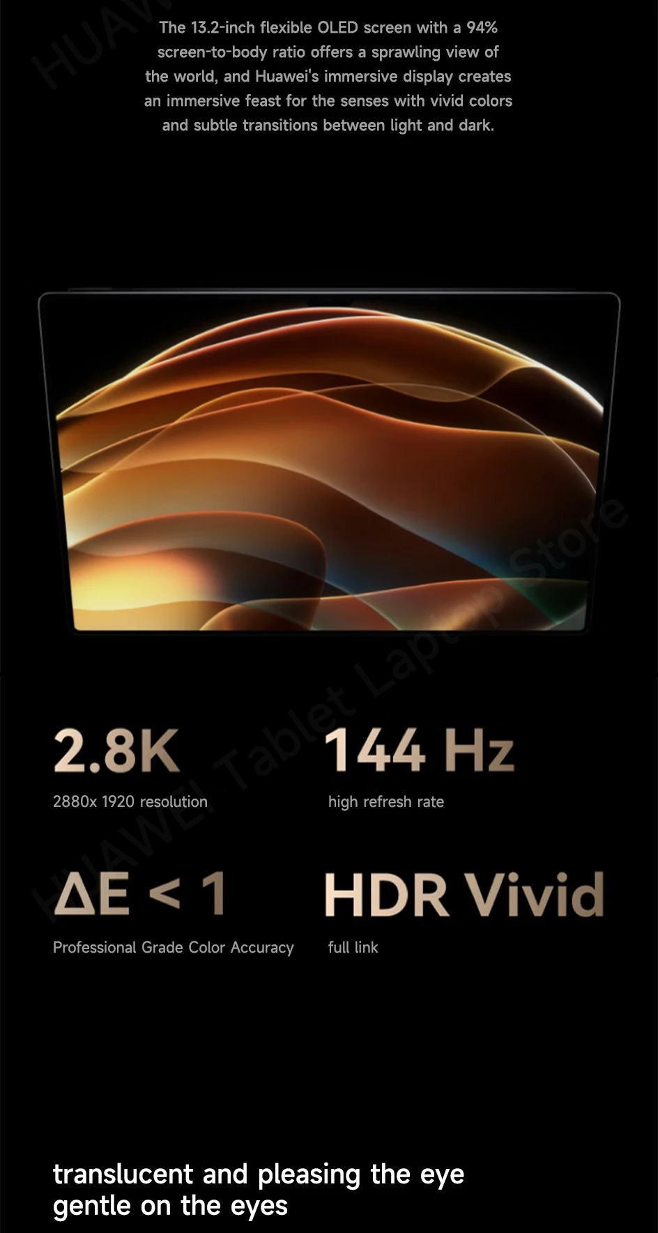 HUAWEI Tablet MatePad Pro 13.2 Inch 2025 PaperMatte Wifi/LTE OLED 2.8k 144Hz Harmony AI Rear Camera 50M 10100mAh