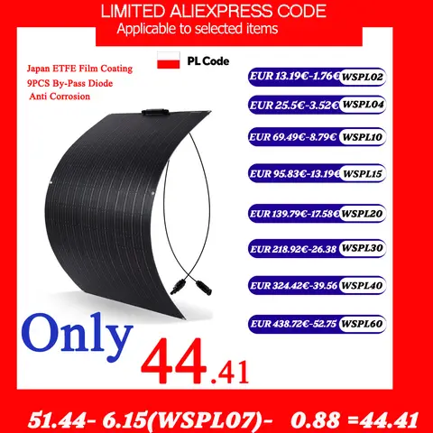 JINGYANGPV Flexible Monocrystalline Solar Panel CNSDPV