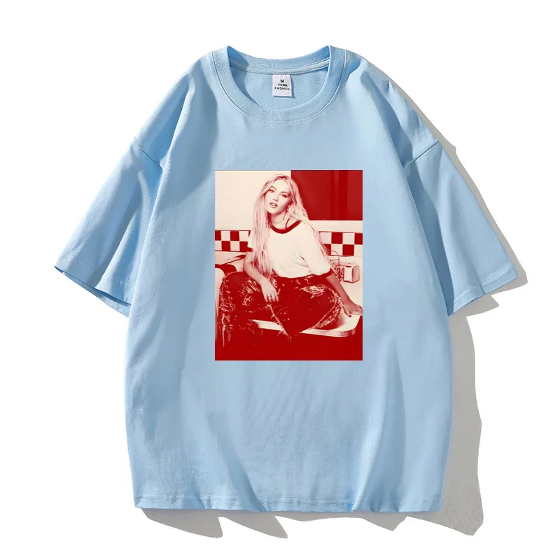 Bad Taste Photo Tee Freya Skye Merch Baumwoll-T-Shirt für Herren, Grafikdruck, kurzärmeliges T-Shirt, Damen, Sommer, lässig, Streetwear, Y2K – Detail 4