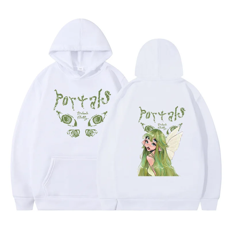 2024 ميلاني مارتينيز بوابات جولة أغطية رأس مطبوعة النساء الرجال الصوف مريحة قمصان سويت شيرت بقلنسوة Harajuku الهيب هوب الشارع هودي #2