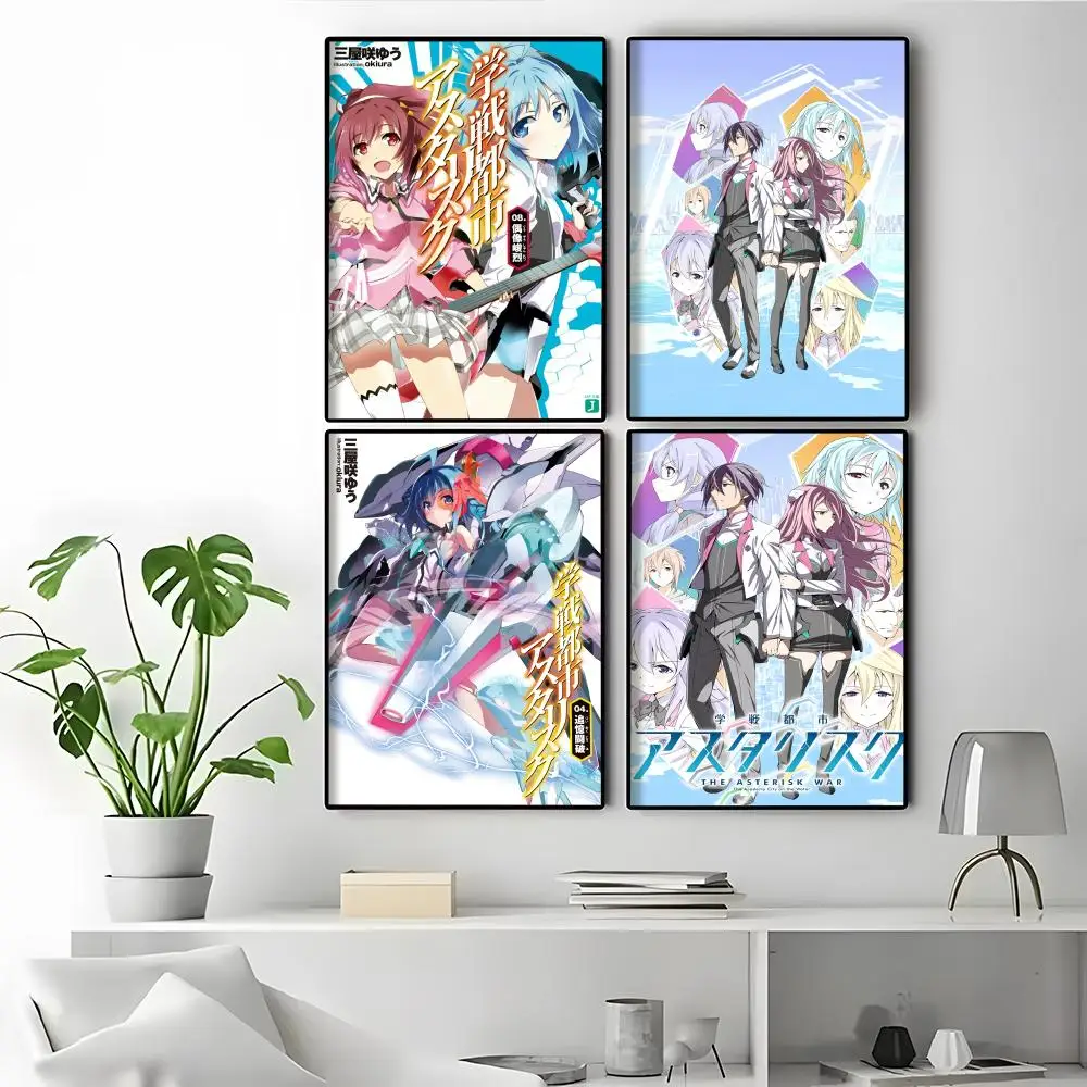 Anime The Asterisk War The Academy City On The Water Gamer Room Decoration Above Bed Decor Aesthetic Room Stuff Poster