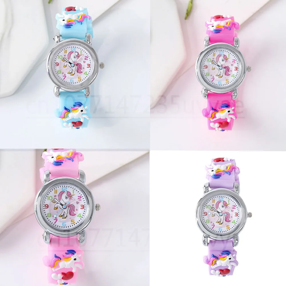 Girls Kids Children Cartoon Unicorn Collection Digital Electronic Colourful Birthday Party Gifts Watches Cartoon watch