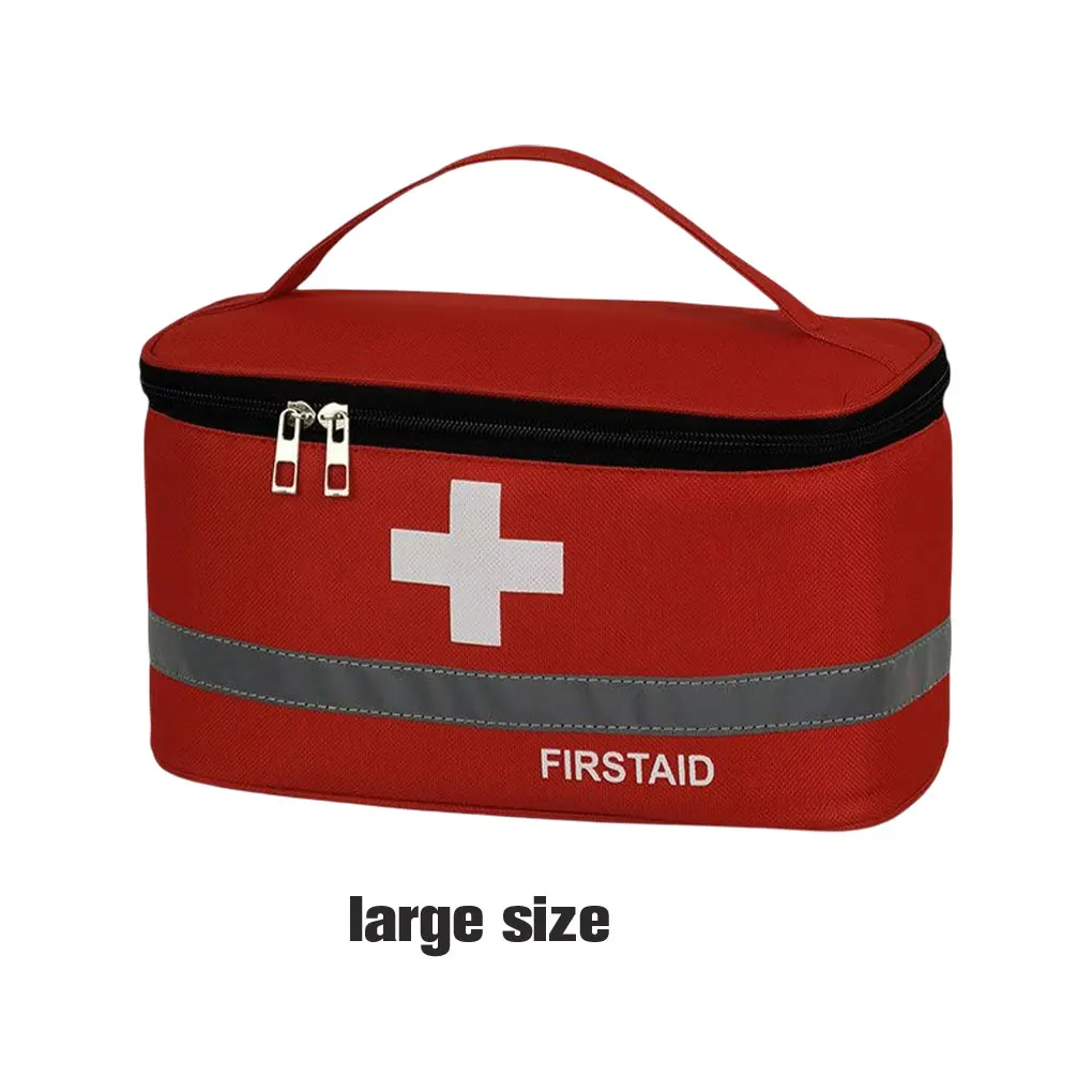 Kit de primeiros socorros para viagem, bolsa de armazenamento de medicamentos e medicamentos, portátil, doméstico, criança, grande capacidade, kit médico, organizador de armazenamento